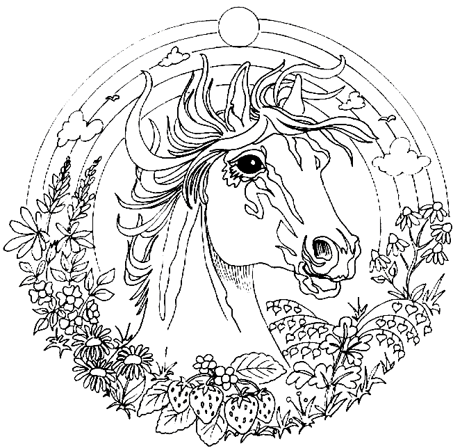 Page de coloriage Anti-stress #22882, collection Mandalas, à imprimer et colorier