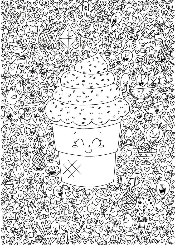 Coloriage imprimable Art Thérapie #208473 de la collection Mandalas à colorier aux crayons