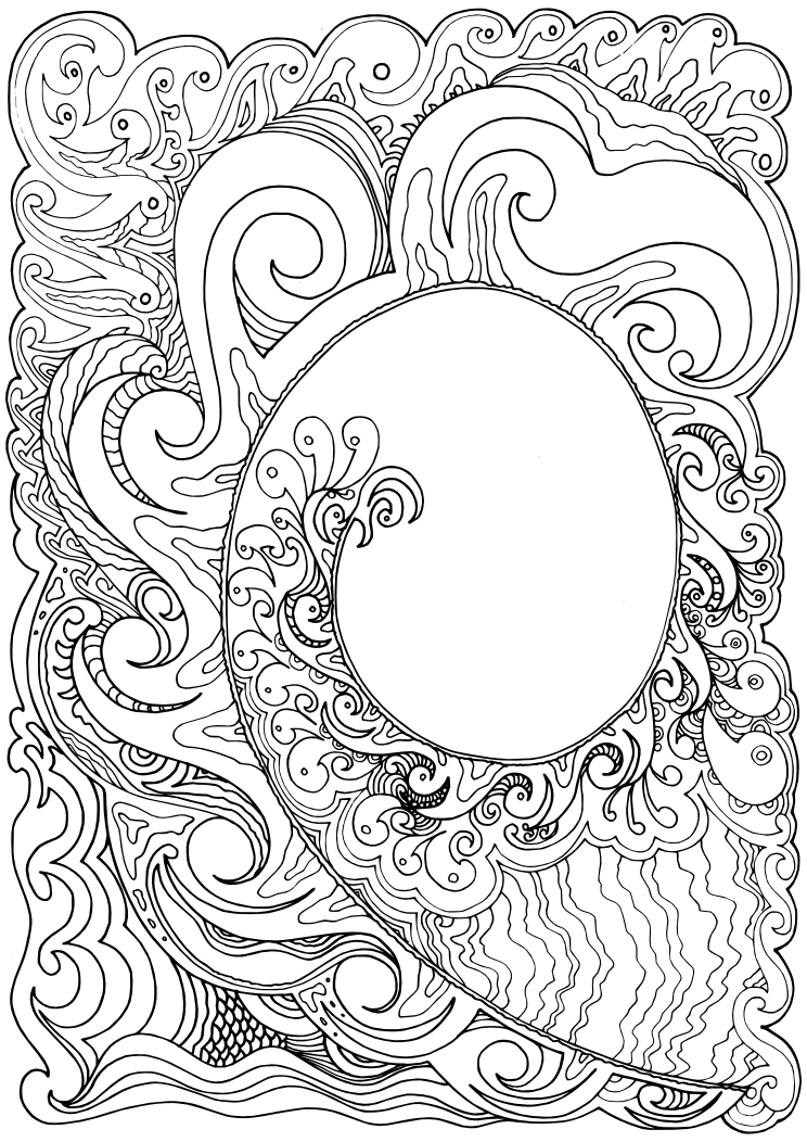 Coloriage gratuit Art Thérapie #23098 de la collection Mandalas à imprimer