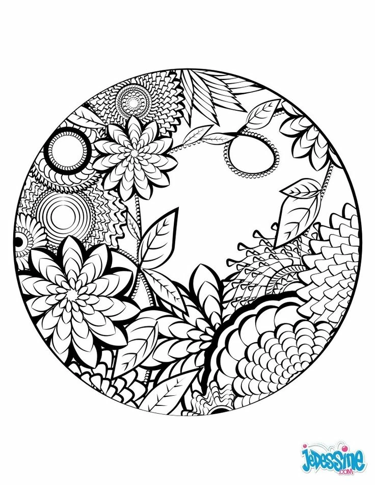 Dessin à colorier: Art Thérapie (Mandalas) #23157 - Coloriages à Imprimer Gratuits