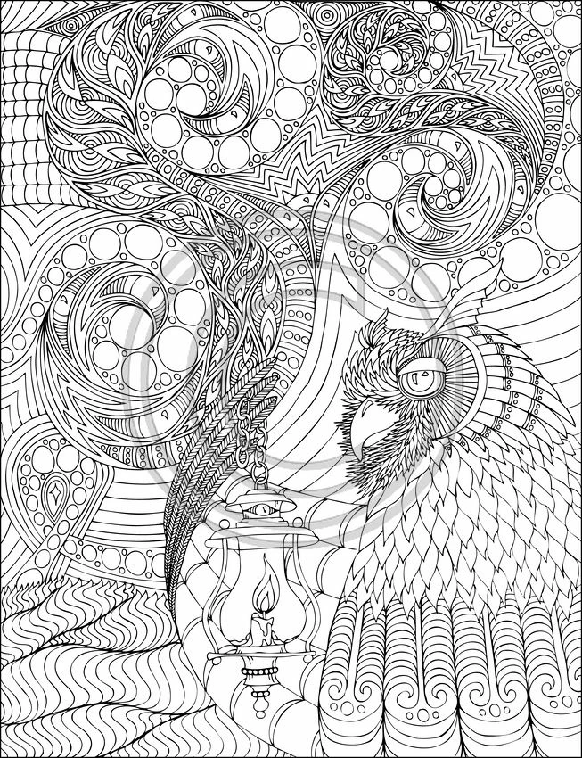 Coloriage gratuit Art Thérapie #23194 de la collection Mandalas à imprimer