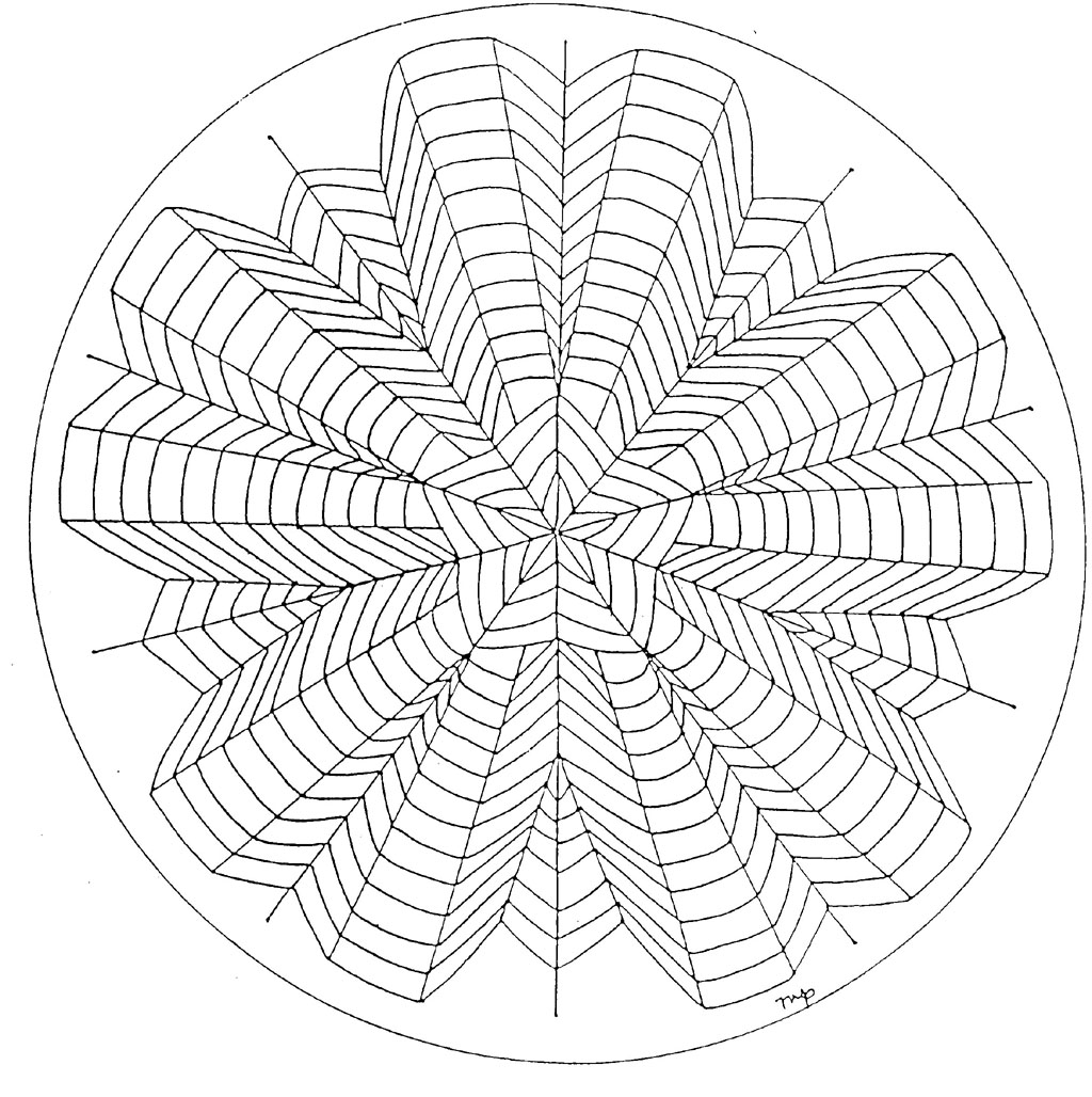 Dessin à colorier: Mandalas (Mandalas) #22901 - Coloriages à Imprimer Gratuits