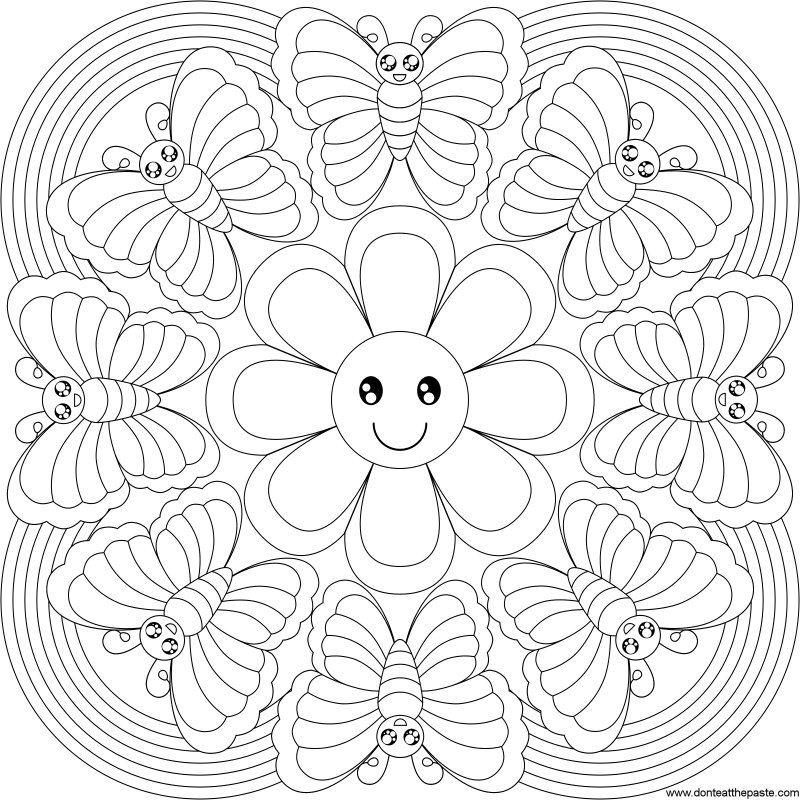 Dessin à colorier: Mandalas (Mandalas) #22959 - Coloriages à Imprimer Gratuits