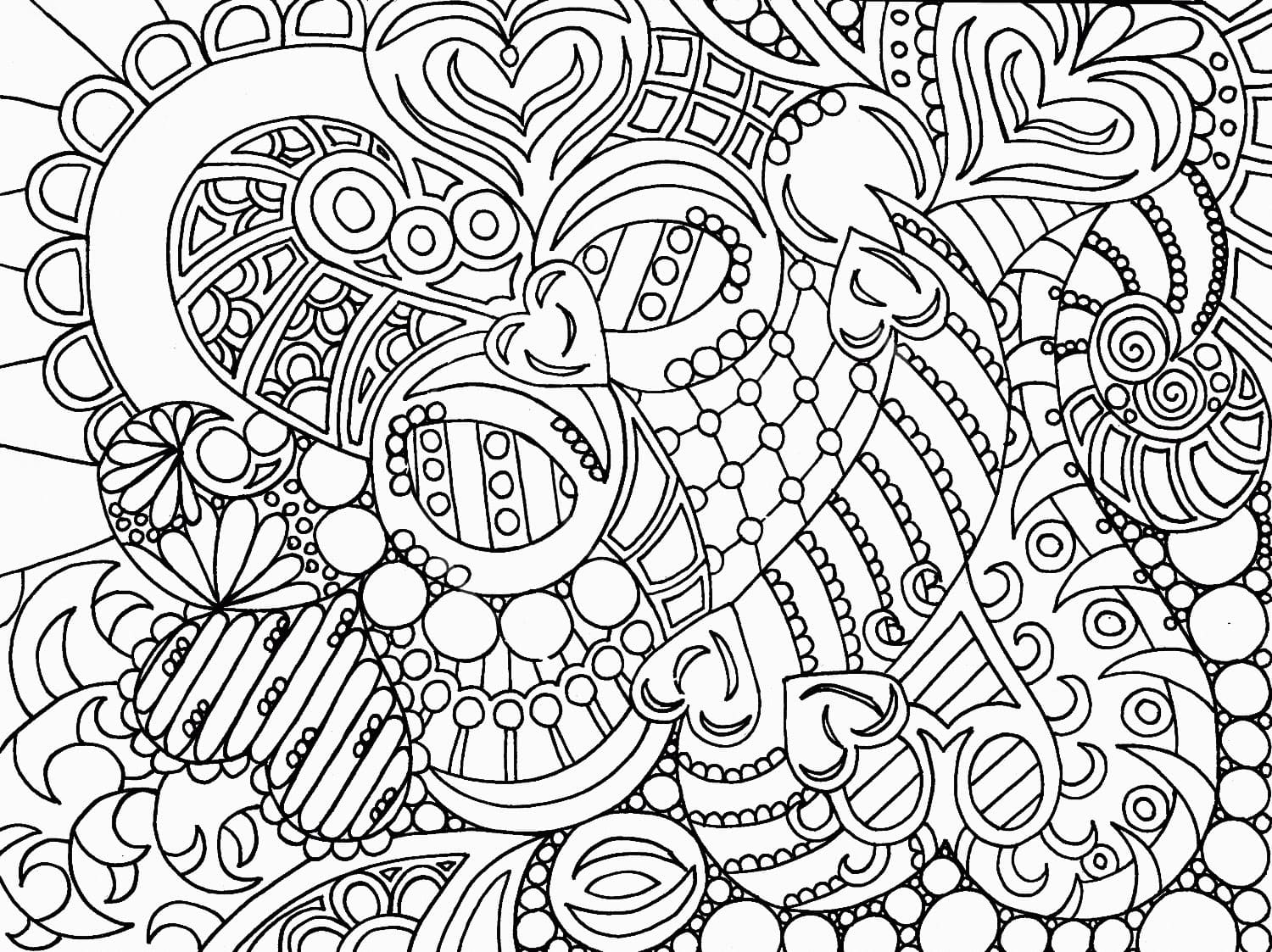 Coloriage gratuit Mandalas Abstraits #193056 de la collection Mandalas à imprimer