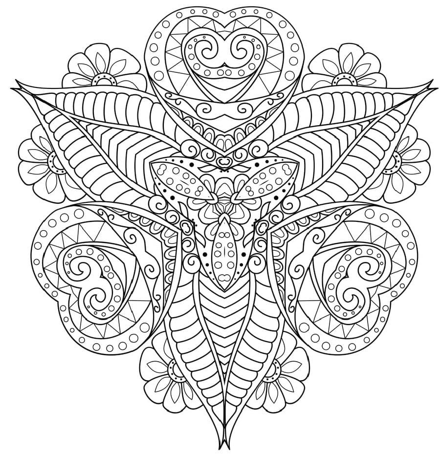 Dessin à colorier: Mandalas Abstraits (Mandalas) #193068 - Coloriages à Imprimer Gratuits