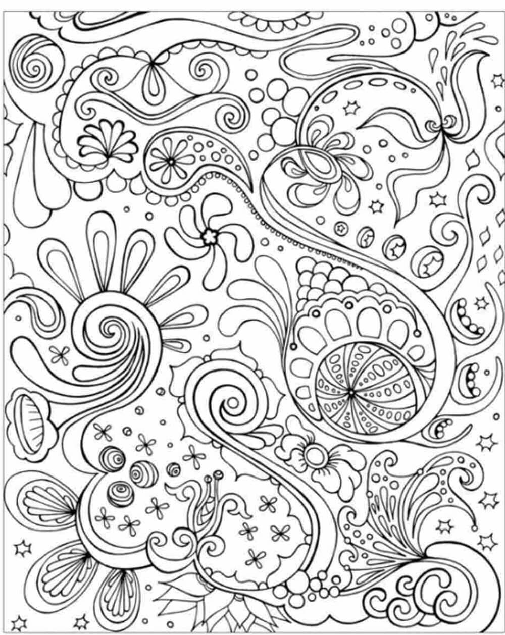 Dessin à colorier: Mandalas Abstraits (Mandalas) #193081 - Coloriages à Imprimer Gratuits