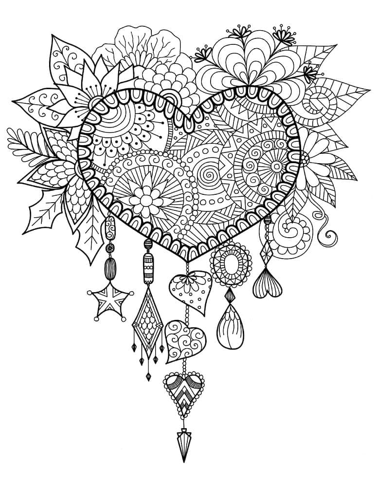 Coloriage gratuit Mandalas Attrape-rêves #190185 de la collection Mandalas à imprimer