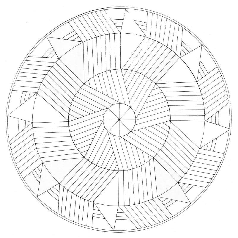 Coloriage gratuit Mandalas Celtiques #173948 de la collection Mandalas à imprimer