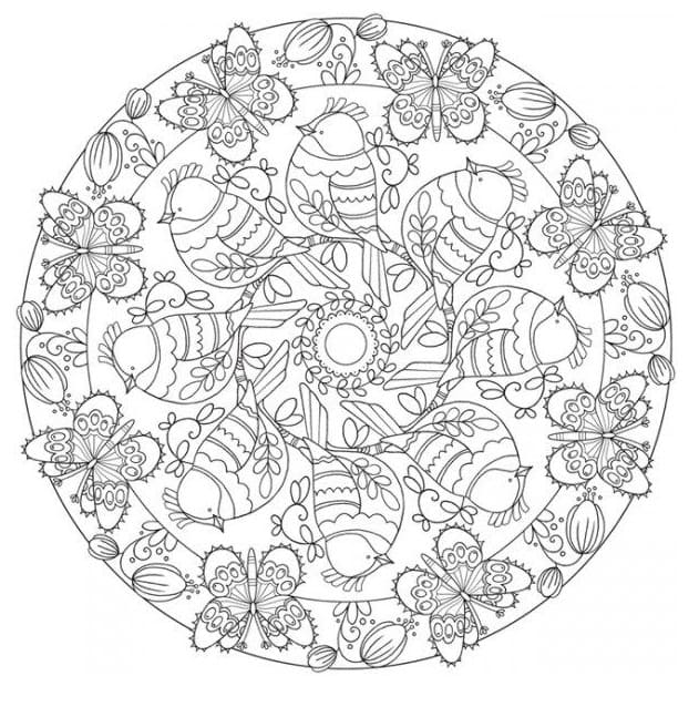 Coloriage gratuit Mandalas de Printemps #175311 de la collection Mandalas à imprimer Coloriage gratuit Mandalas de Printemps #175311 de la collection Mandalas à imprimer