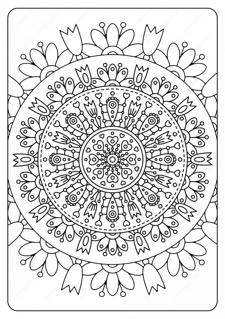 Coloriage gratuit Mandalas de Printemps #175321 de la collection Mandalas à imprimer Coloriage gratuit Mandalas de Printemps #175321 de la collection Mandalas à imprimer