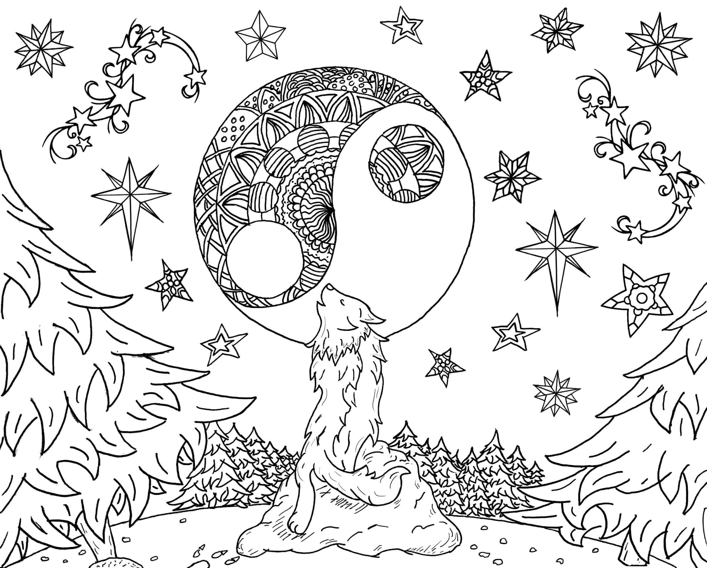 Coloriage gratuit Mandalas Loup #214316 de la collection Mandalas à imprimer Coloriage gratuit Mandalas Loup #214316 de la collection Mandalas à imprimer