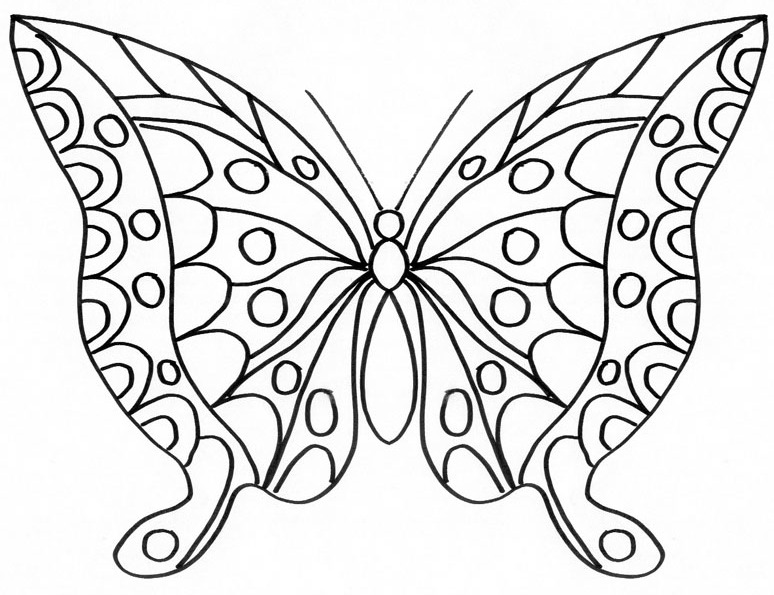 Dessin à colorier: Mandalas Papillon (Mandalas) #117385 - Coloriages à Imprimer Gratuits