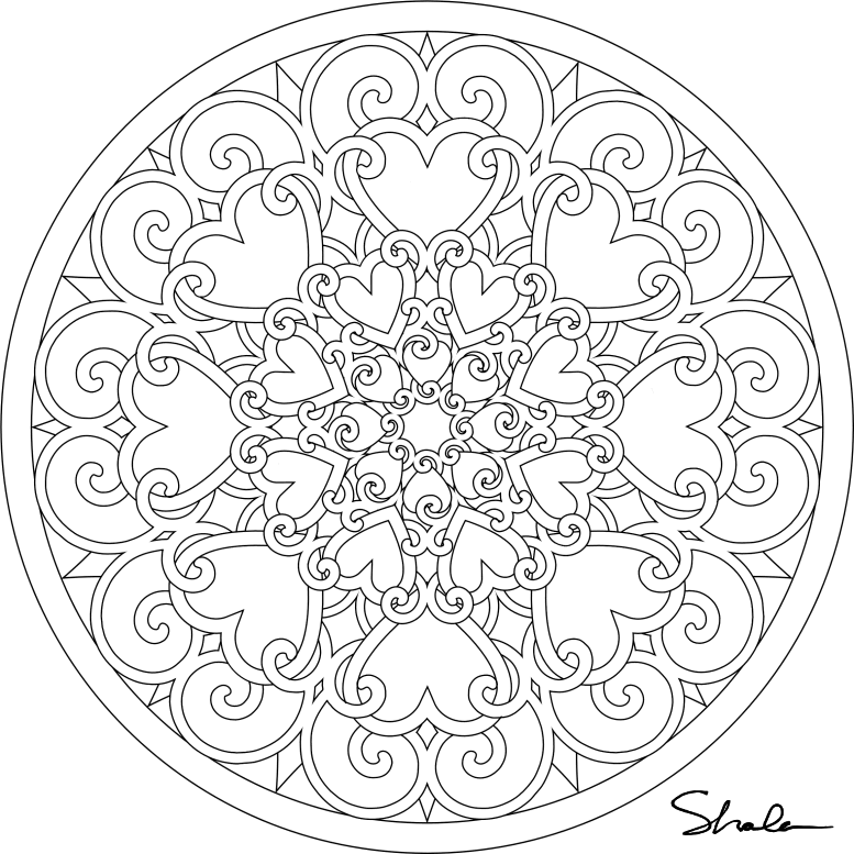 Dessin à colorier: Mandalas pour Enfants (Mandalas) #124117 - Coloriages à Imprimer Gratuits