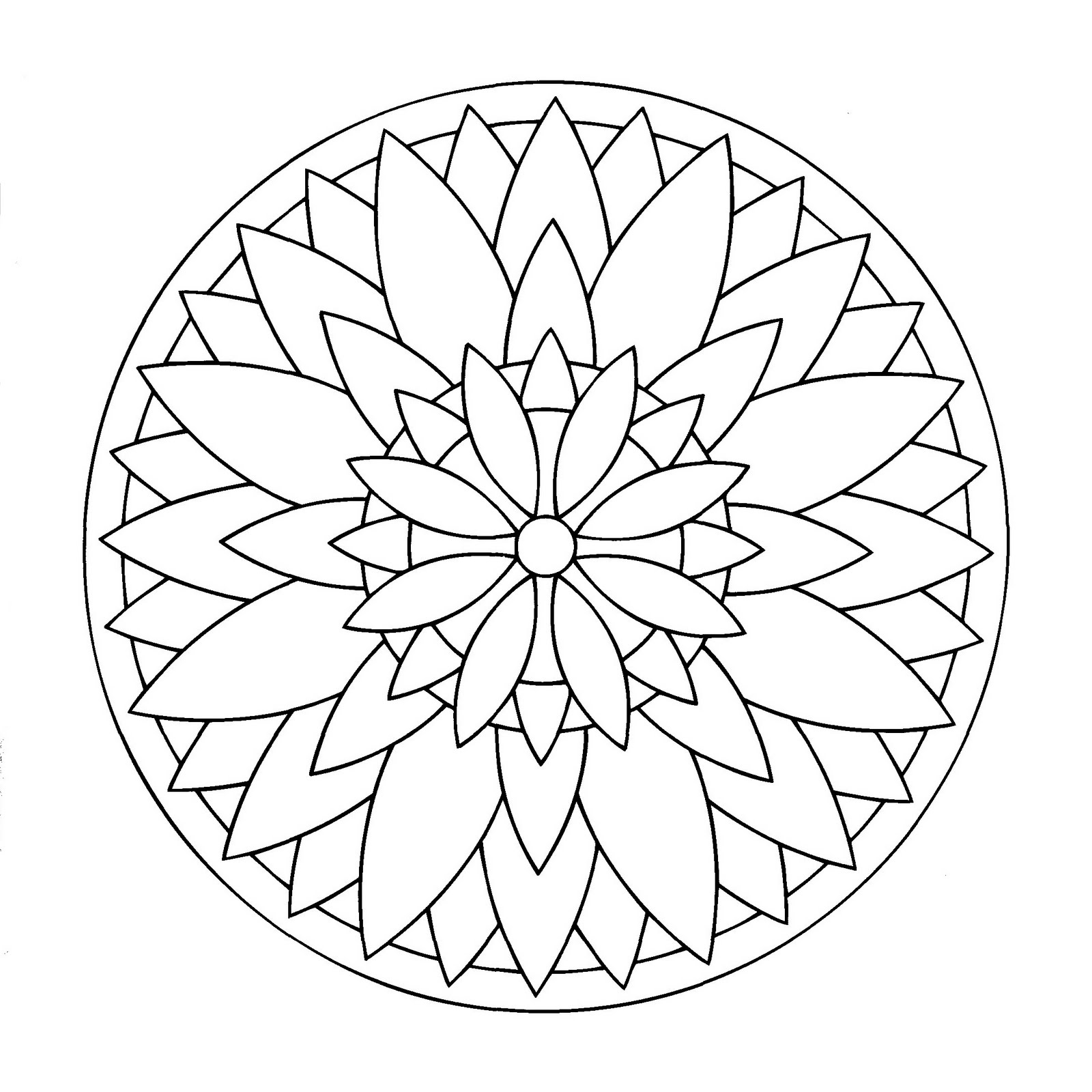 Coloriages Mandalas Pour Enfants Mandalas Dessins à Colorier Coloriages à Imprimer Gratuits 