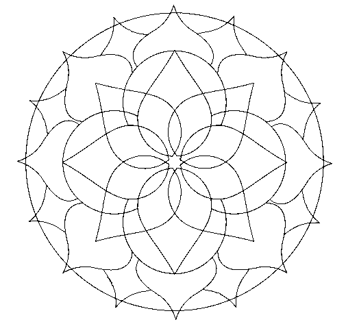 Dessin à colorier: Mandalas pour Enfants (Mandalas) #124220 - Coloriages à Imprimer Gratuits