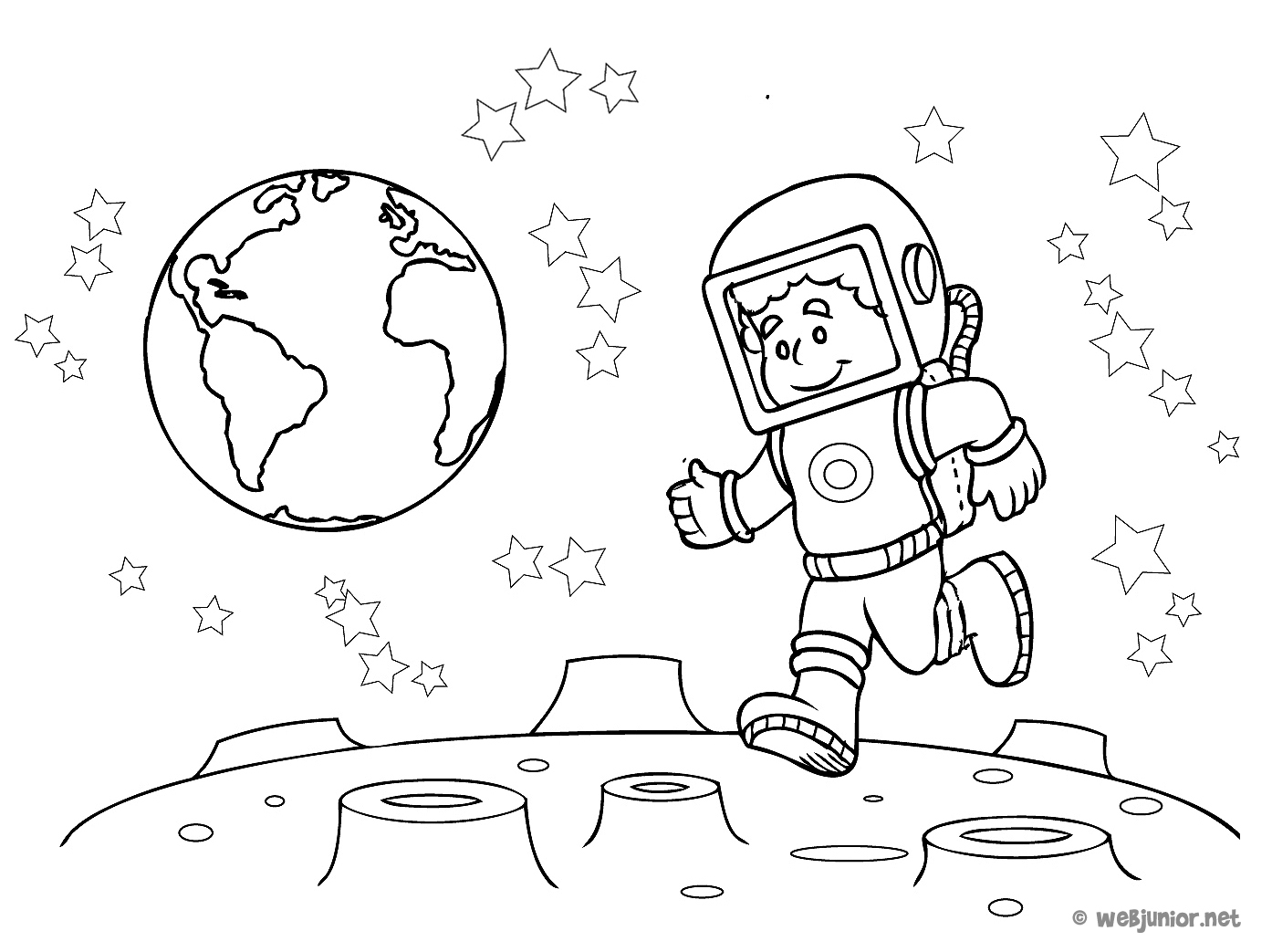 Dessin Astronaute #87618 (Métiers et Professions) à colorier