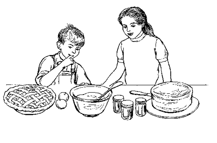 Dessin à colorier: Boulanger (Métiers et Professions) #89973 - Coloriages à Imprimer Gratuits