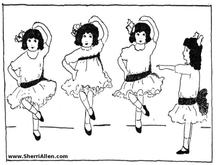 Dessin à colorier: Danseur / Danseuse (Métiers et Professions) #92131 - Coloriages à Imprimer Gratuits
