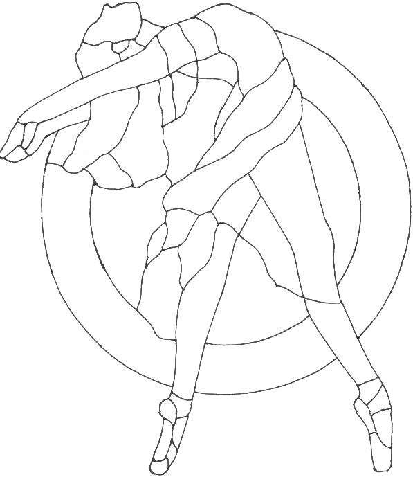 Dessin à colorier: Danseur / Danseuse (Métiers et Professions) #92185 - Coloriages à Imprimer Gratuits