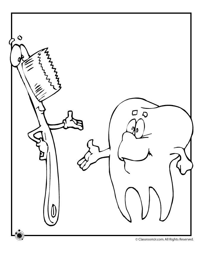 Dessin à colorier: Dentiste (Métiers et Professions) #92858 - Coloriages à Imprimer Gratuits