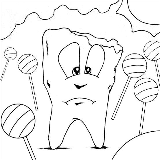 Dessin à colorier: Dentiste (Métiers et Professions) #92898 - Coloriages à Imprimer Gratuits