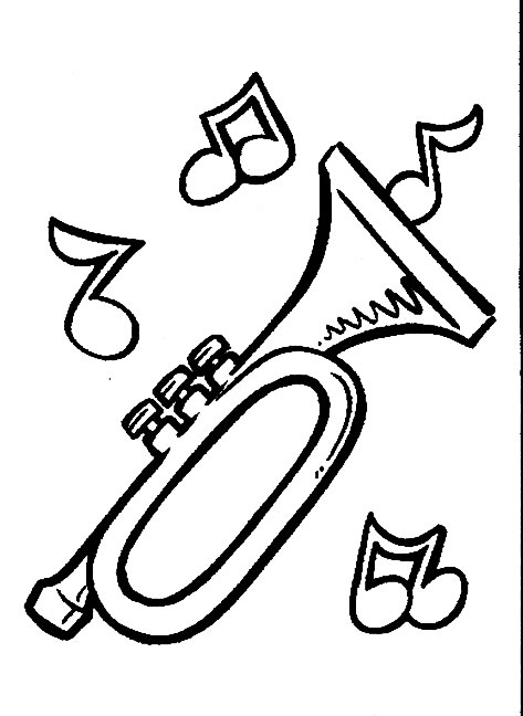 Dessin à colorier: Instruments de musique (Musique) #167116 - Coloriages à Imprimer Gratuits