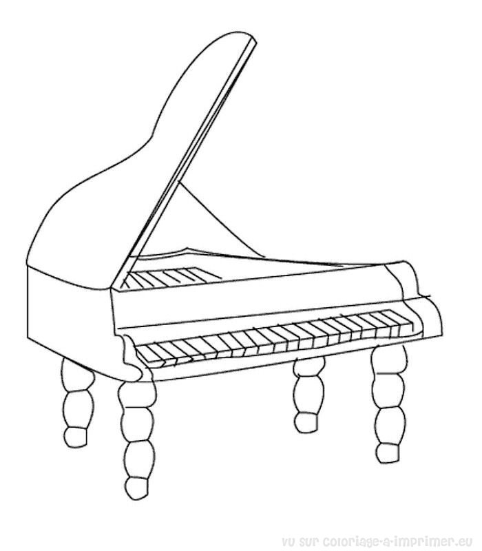 Dessin à colorier: Instruments de musique (Musique) #167123 - Coloriages à Imprimer Gratuits