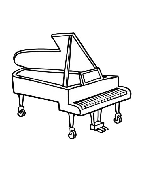 Dessin à colorier: Instruments de musique (Musique) #167175 - Coloriages à Imprimer Gratuits