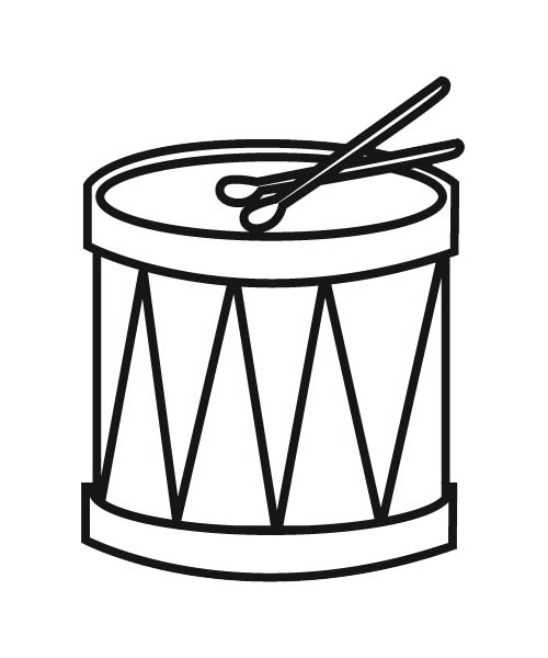Dessin à colorier: Instruments de musique (Musique) #167190 - Coloriages à Imprimer Gratuits