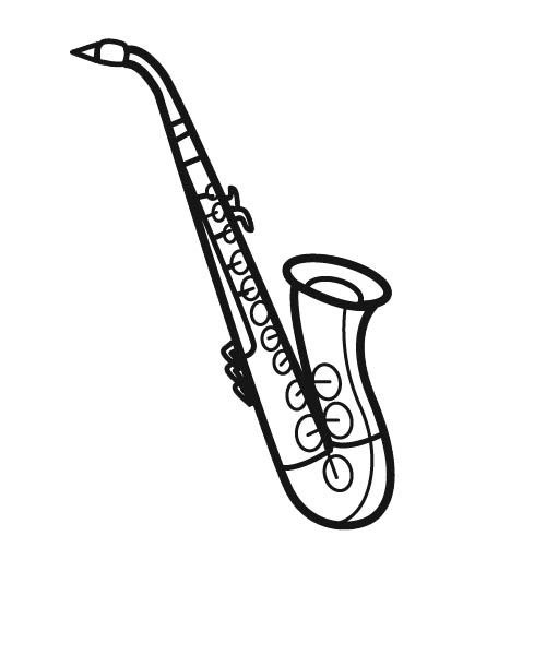 Dessin à colorier: Instruments de musique (Musique) #167315 - Coloriages à Imprimer Gratuits