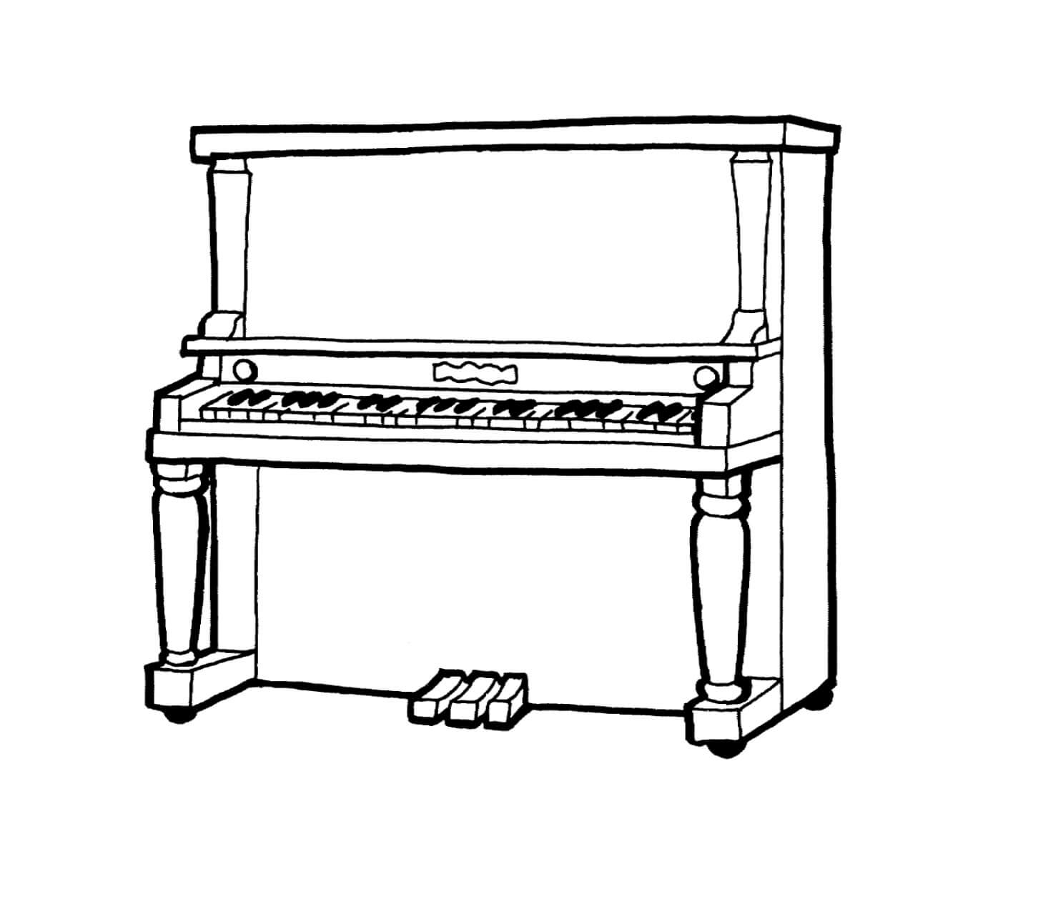 Coloriage gratuit Piano #173533 de la collection Musique à imprimer Coloriage gratuit Piano #173533 de la collection Musique à imprimer