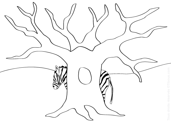 Coloriage gratuit Arbre #154712 de la collection Nature et saisons à imprimer