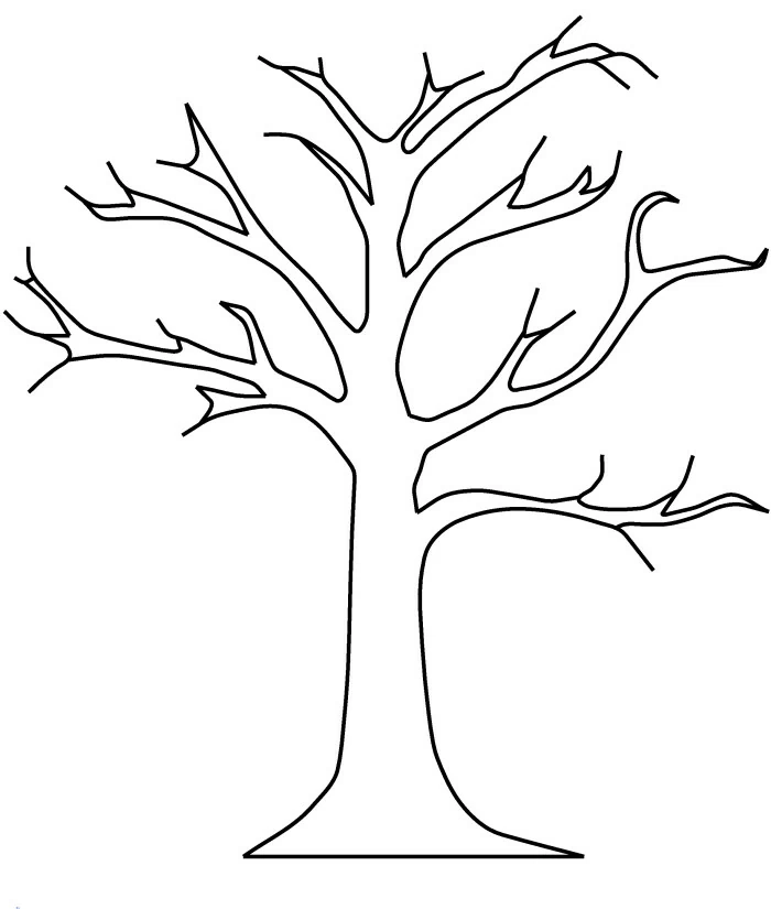 Coloriage gratuit Arbre #154792 de la collection Nature et saisons à imprimer