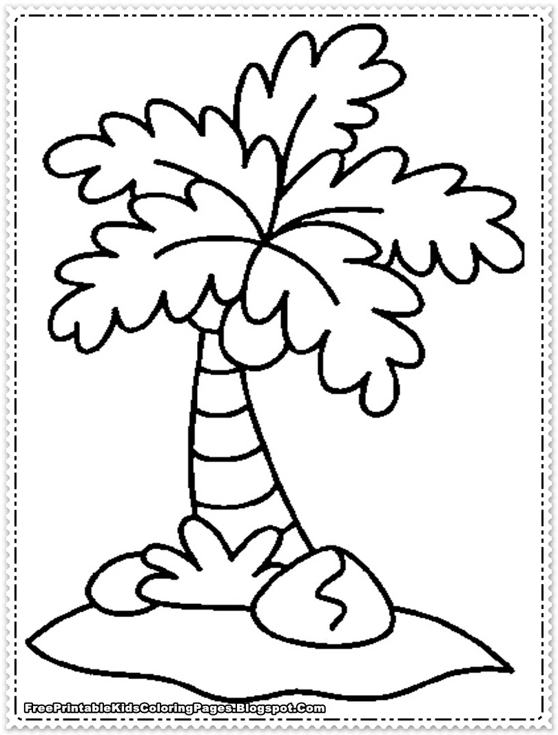 Coloriage gratuit Arbre #154870 de la collection Nature et saisons à imprimer