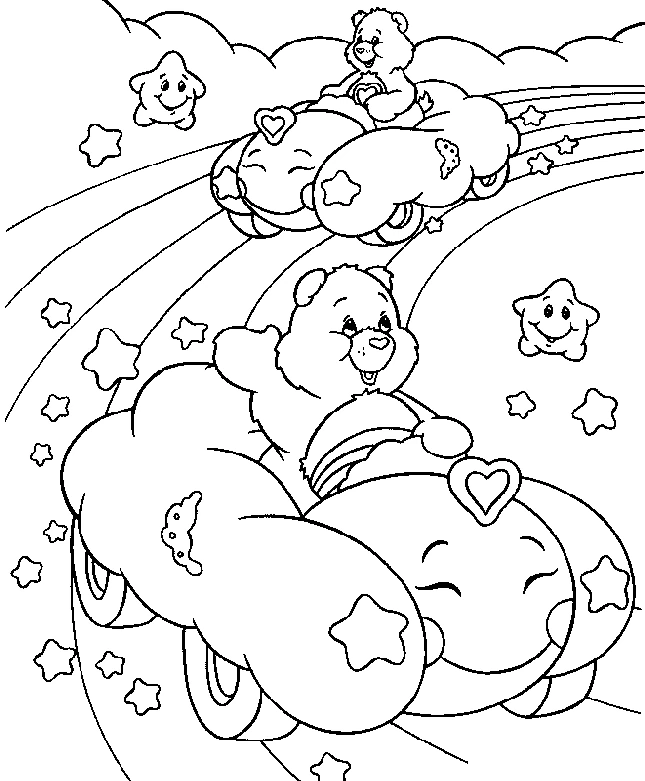 Coloriage gratuit Arc-en-ciel #155413 de la collection Nature et saisons à imprimer