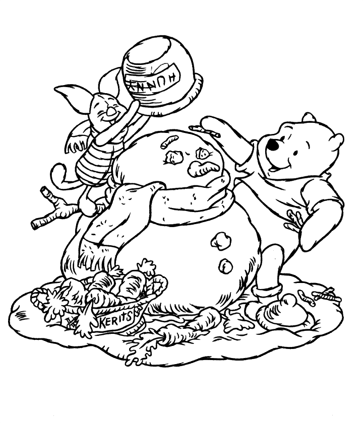 Coloriage Bonhomme de Neige #89298 à imprimer gratuitement, extrait de la collection Nature et saisons Coloriage Bonhomme de Neige #89298 à imprimer gratuitement, extrait de la collection Nature et saisons
