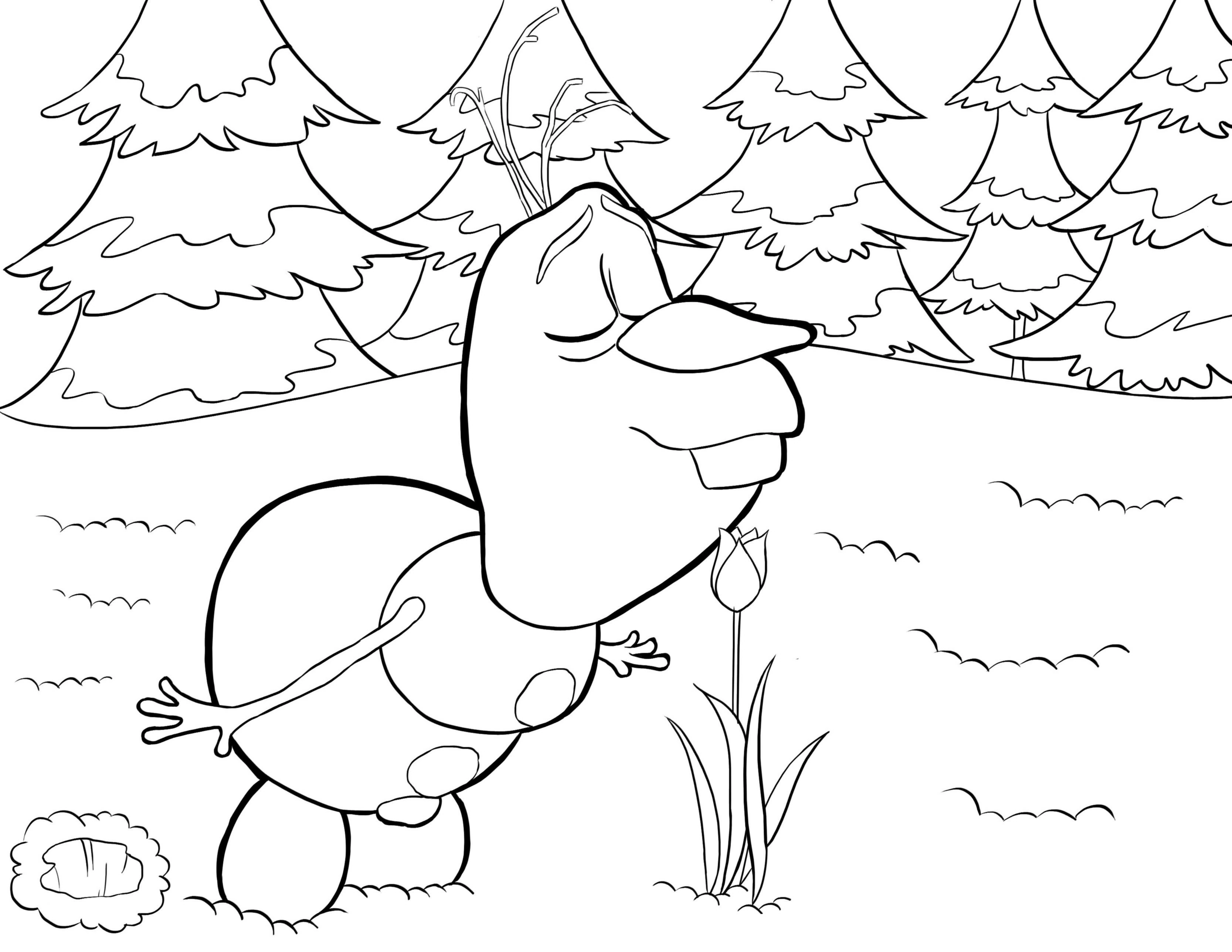 Coloriage Bonhomme de Neige #89300 à imprimer gratuitement, extrait de la collection Nature et saisons