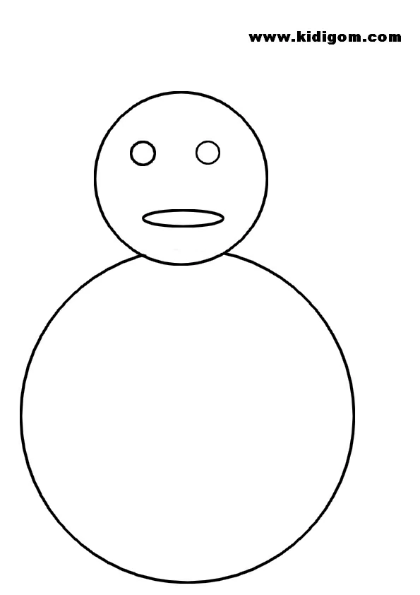 Coloriage gratuit Bonhomme de Neige #89449 de la collection Nature et saisons à imprimer Coloriage gratuit Bonhomme de Neige #89449 de la collection Nature et saisons à imprimer