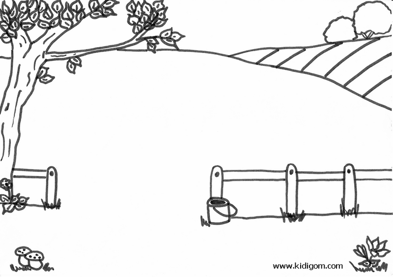 Dessin Campagne #165482 à colorier de la série Nature et saisons, gratuit à télécharger et imprimer