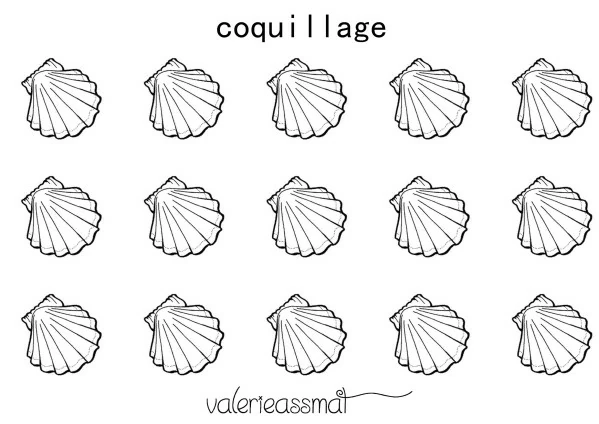 Dessin à colorier: Coquillage (Nature et saisons) #163169 - Coloriages à Imprimer Gratuits