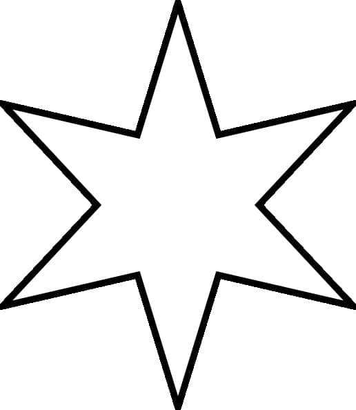 Coloriage gratuit Étoiles #177524 de la collection Nature et saisons à imprimer