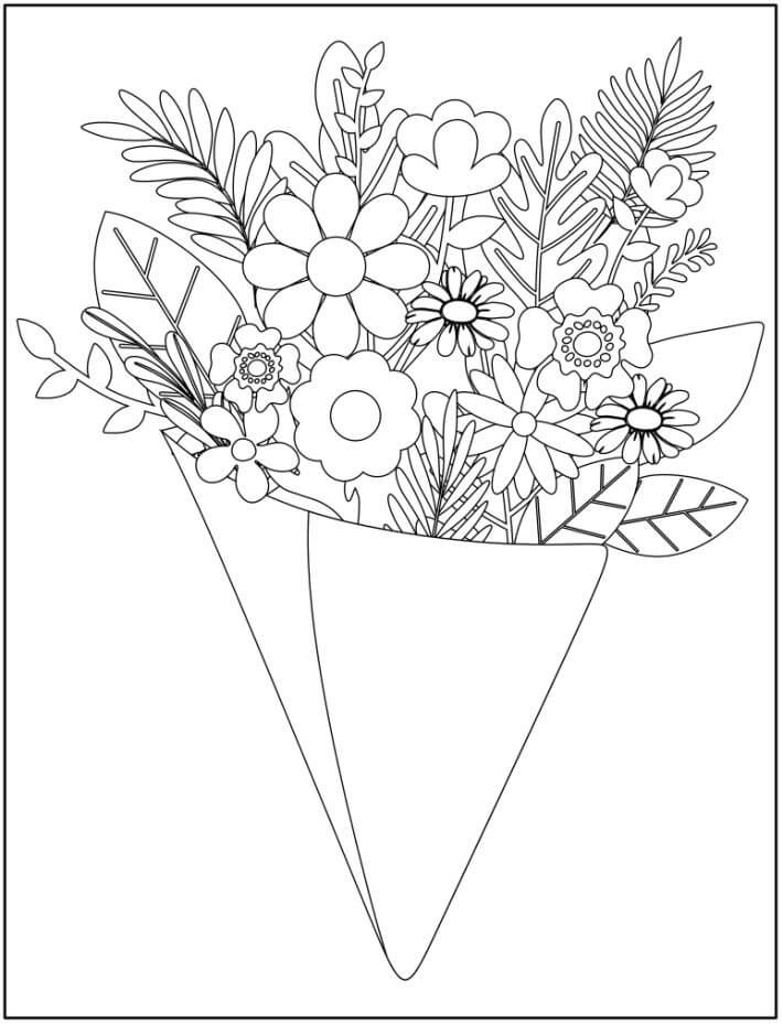 Dessin à colorier: Fleur (Nature et saisons) #170905 - Coloriages à Imprimer Gratuits