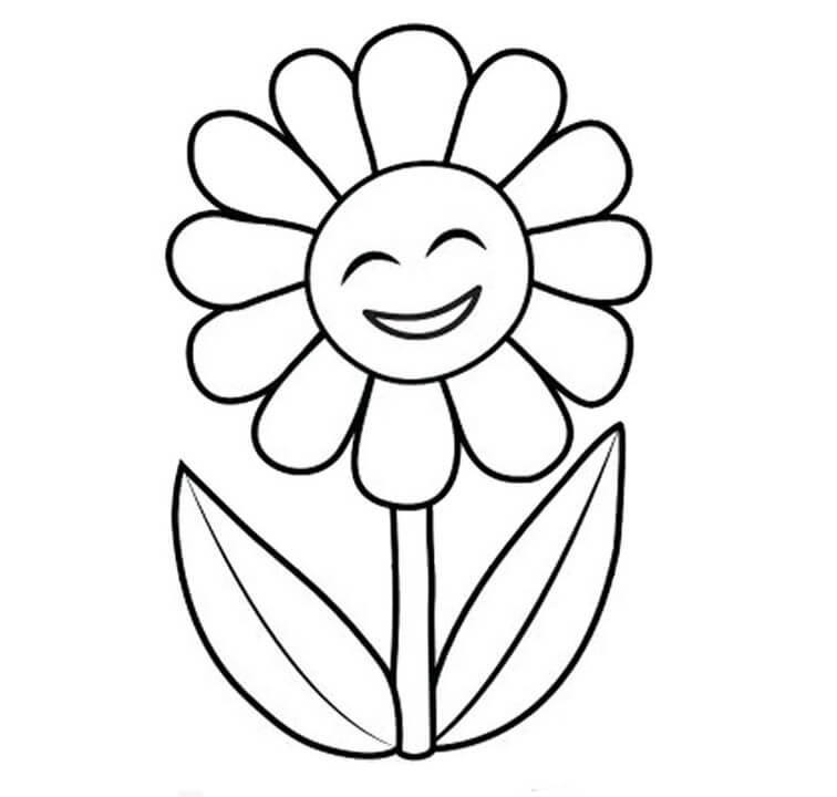 Coloriage gratuit Fleur #170917 de la collection Nature et saisons à imprimer