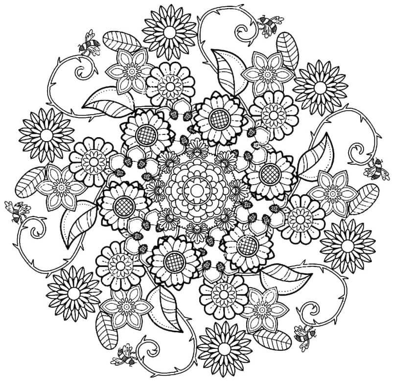 Coloriage gratuit Fleur #170979 de la collection Nature et saisons à imprimer
