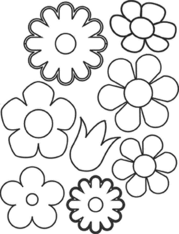 Coloriage gratuit Fleur #170986 de la collection Nature et saisons à imprimer