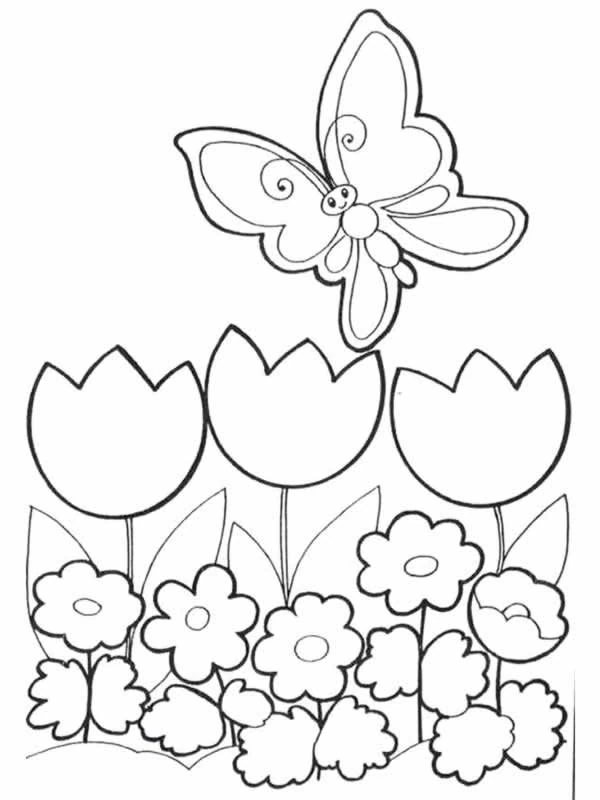 Coloriage gratuit Fleurs #154980 de la collection Nature et saisons à imprimer