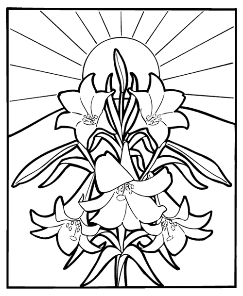 Coloriage gratuit pour enfants et adultes Fleurs #154998, collection Nature et saisons