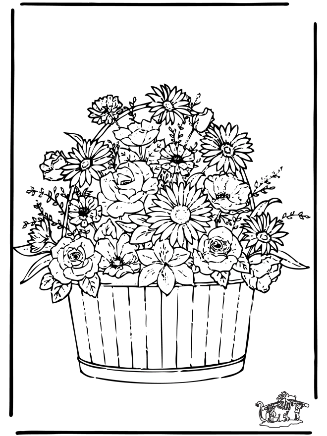 Joli coloriage Fleurs #155120 de la collection Nature et saisons, prêt à imprimer pour petits et grands Joli coloriage Fleurs #155120 de la collection Nature et saisons, prêt à imprimer pour petits et grands