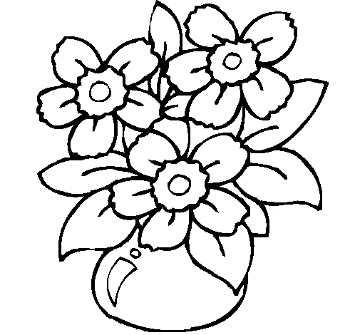 Page de coloriage Fleurs #155122, collection Nature et saisons, à imprimer et colorier