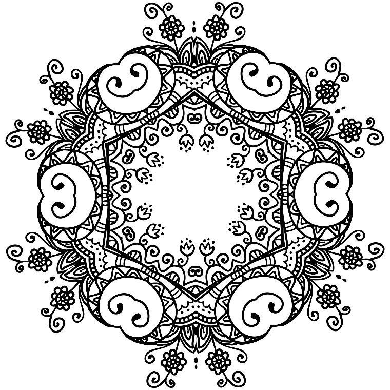 Joli coloriage Fleurs #155207 de la collection Nature et saisons, prêt à imprimer pour petits et grands